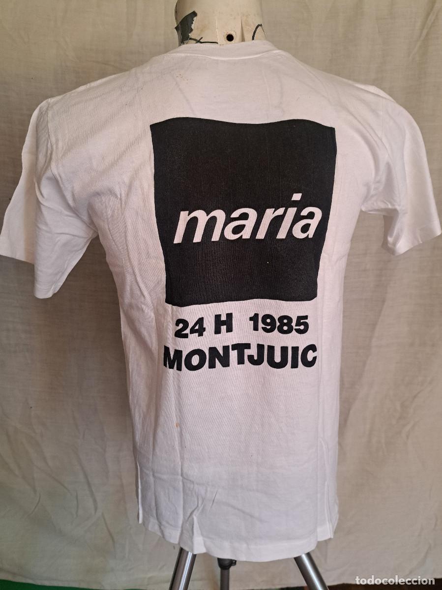 Sports collectibles: ANTIGUA CAMISETA MARIA 24 hORAS MONTJUICH MOTOCICLISMO VINTAGE 1985 RESTO DE SERIE NUEVA
