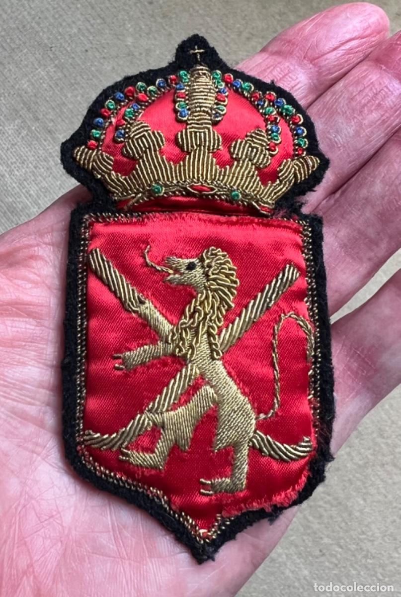 Sports collectibles: Antiguo parche bordado Escudo Federaci&oacute;n Espa&ntilde;ola de Hockey
