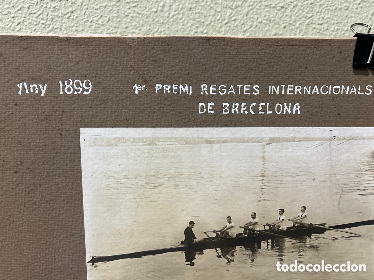 Coleccionismo deportivo: Foto remo 1899 - Foto 2