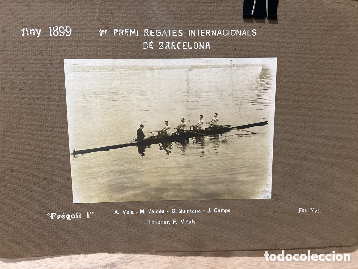 Collezionismo sportivo: Foto remo 1899