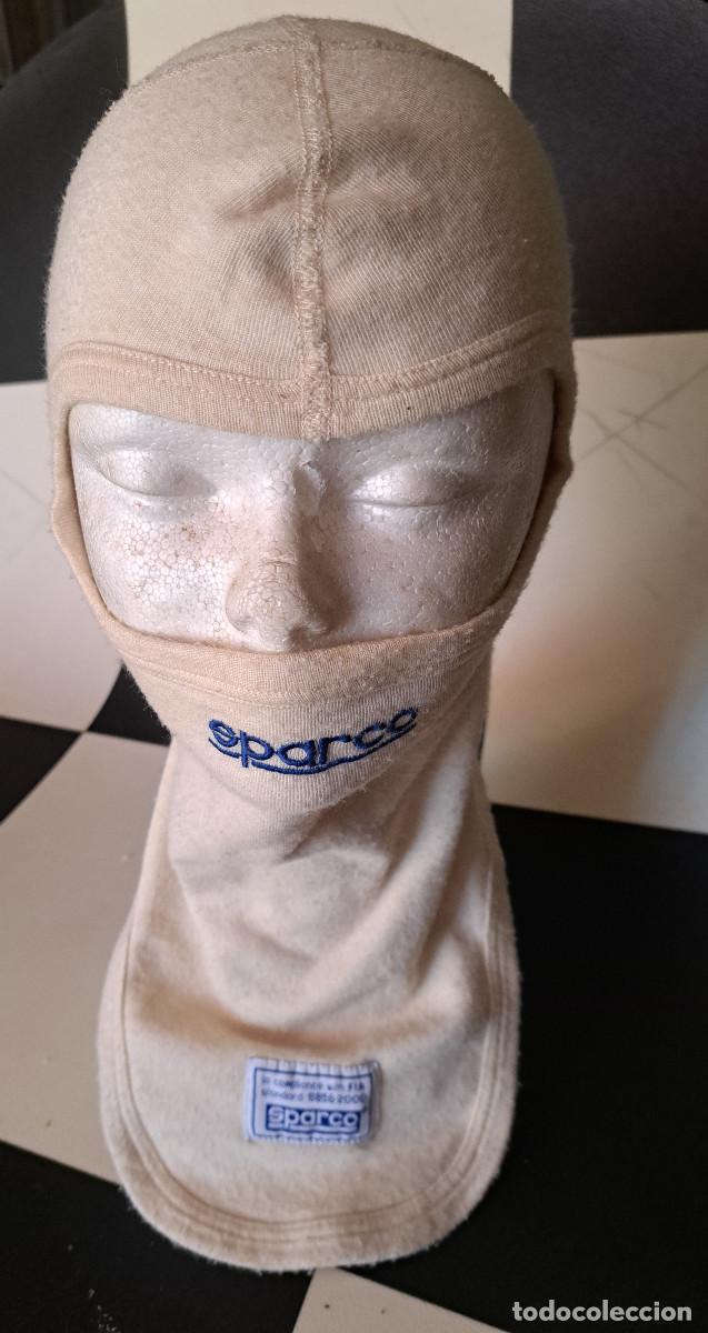 Sports collectibles: SPARCO PASAMONTA&Ntilde;A SOTOCASCO COMPETICI&Oacute;N RALLY MOTO CABEZA