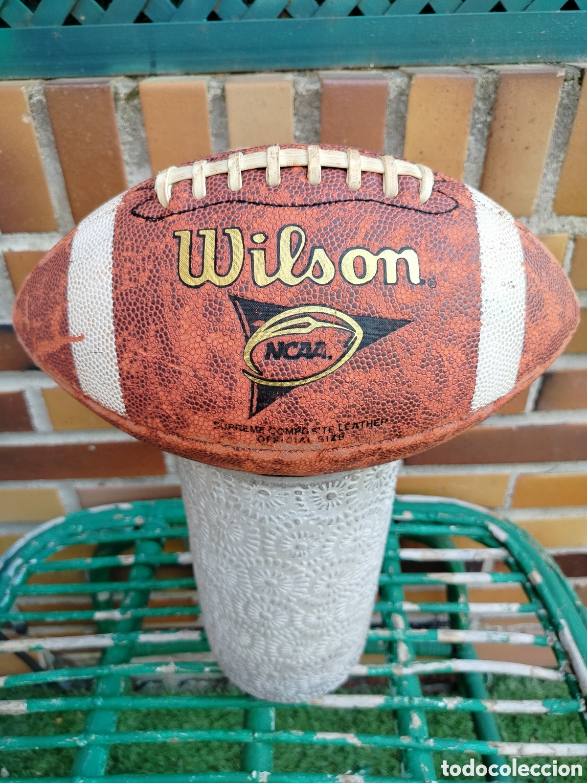 Coleccionismo deportivo: Bal&oacute;n Rugby Wilson NCAA - Foto 2