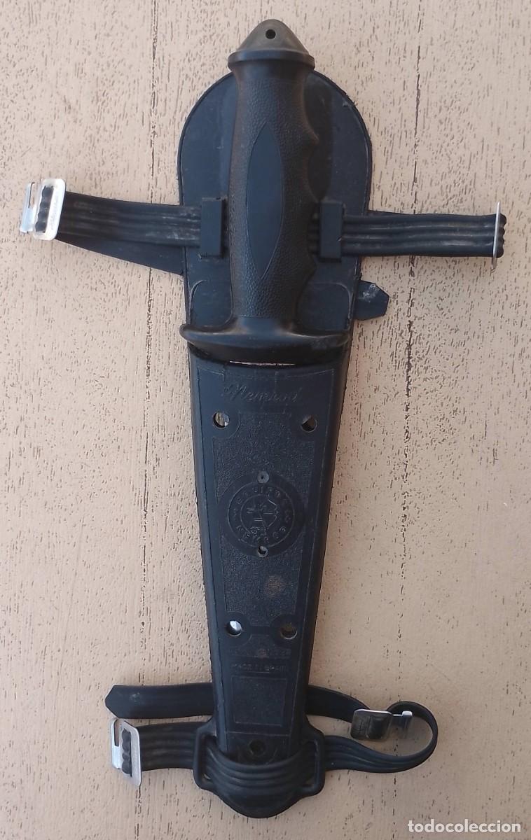 Coleccionismo deportivo: Cuchillo, Machete y Funda de Buceo Nemrod - Foto 2