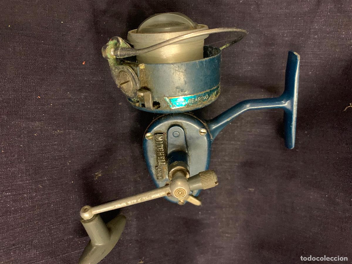 Coleccionismo deportivo: Antiguo carrete de pesca MITCHELL 410A - Foto 4