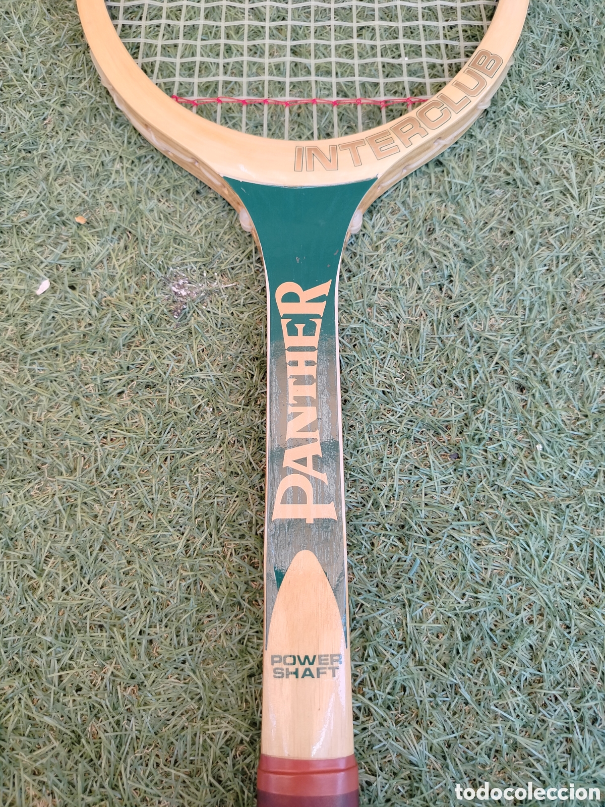 Coleccionismo deportivo: Raqueta Madera Panther - Foto 2