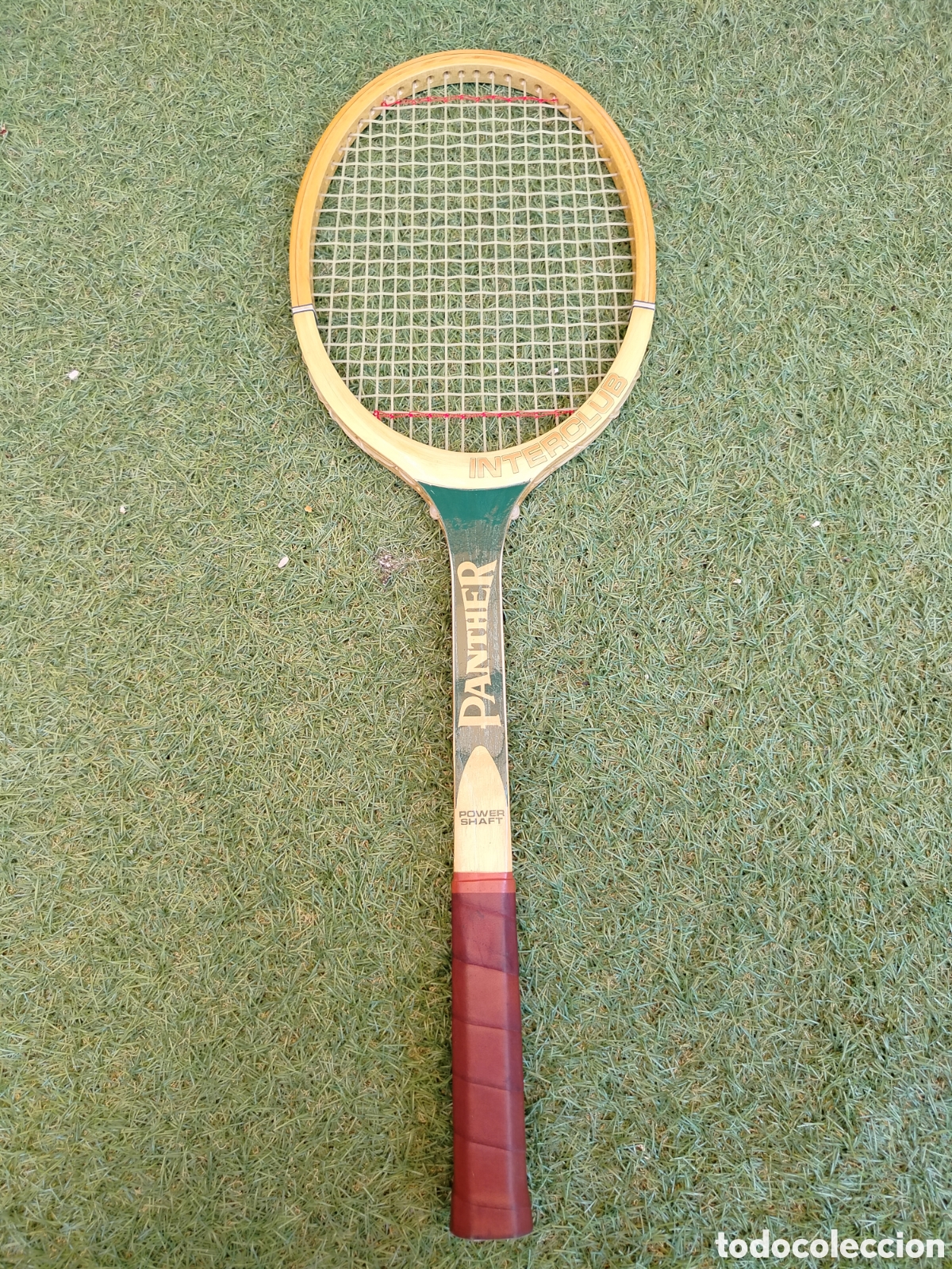 Coleccionismo deportivo: Raqueta Madera Panther - Foto 1