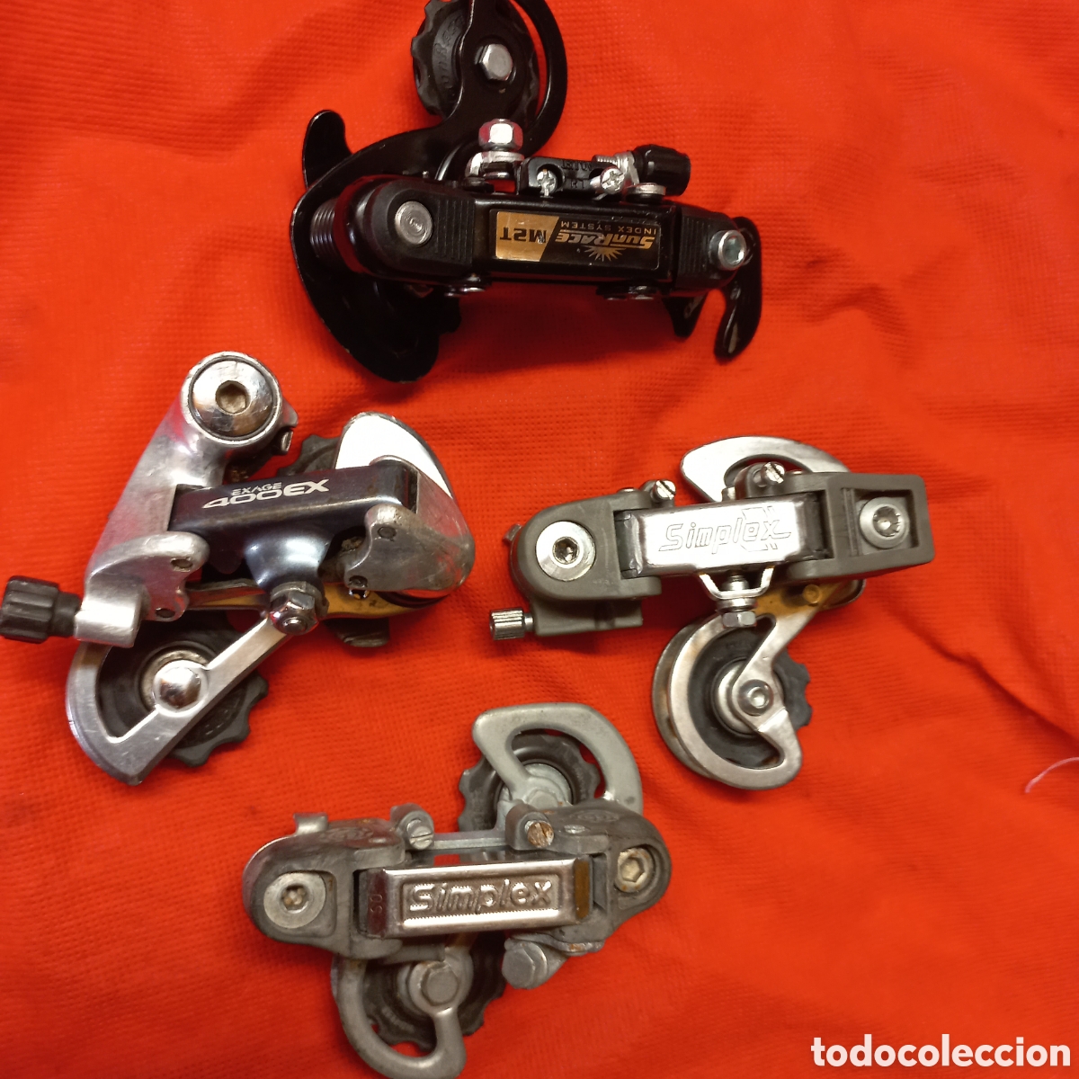Coleccionismo deportivo: LOTE 4 CAMBIOS BICICLETA SHIMANO, SIMPLEX.... - Foto 1