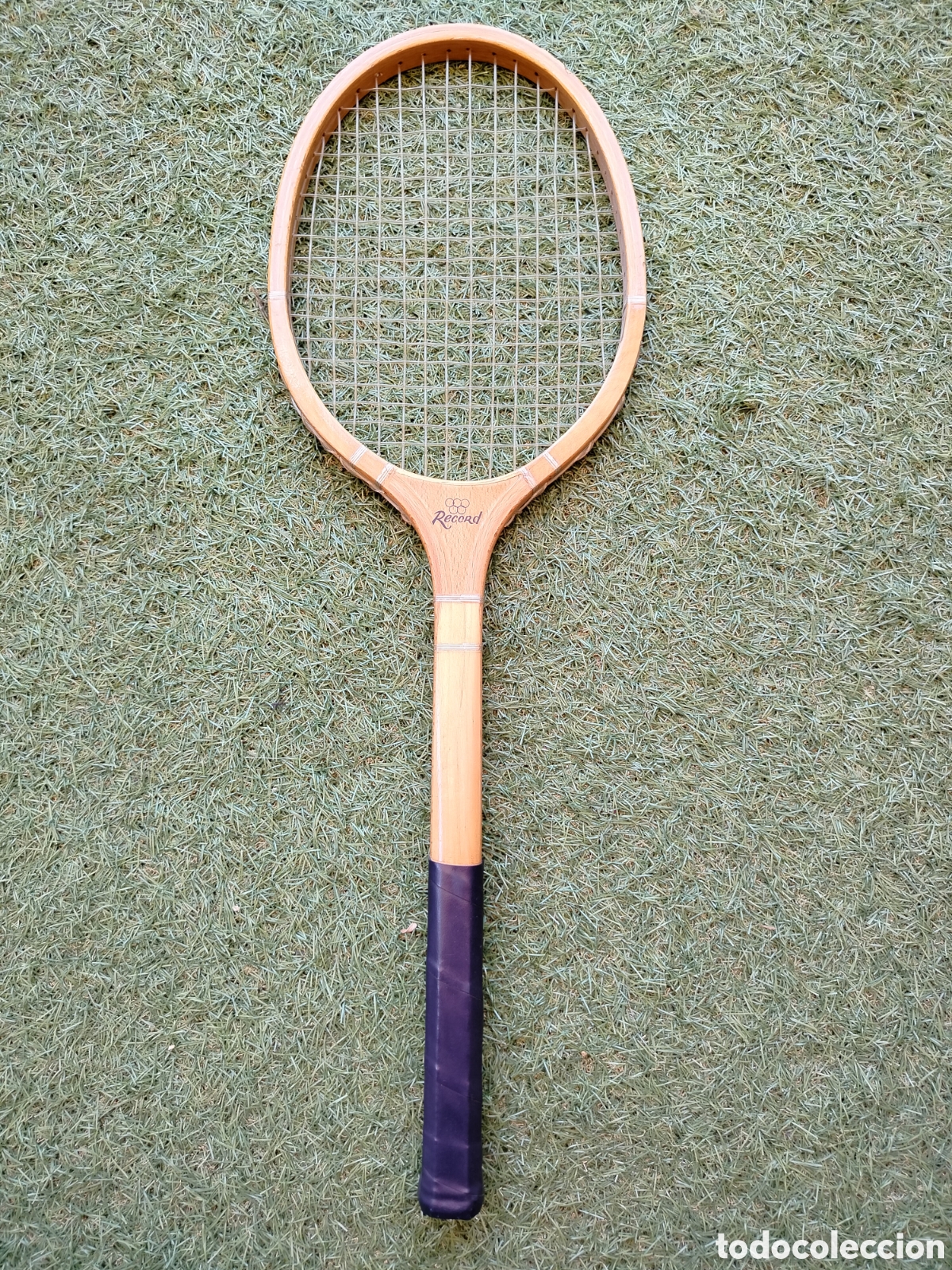 Coleccionismo deportivo: Record Raqueta Madera Junior - Foto 1