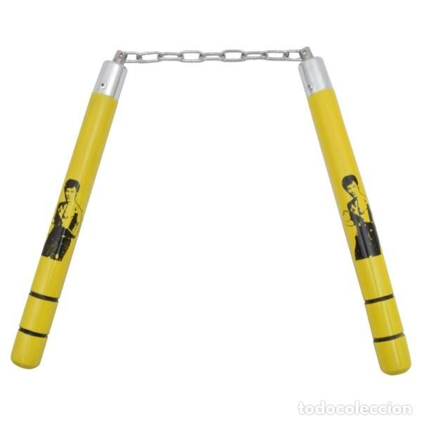 Coleccionismo deportivo: NUNCHAKU BRUCE LEE PRACTICAS 29 CMS - Foto 1