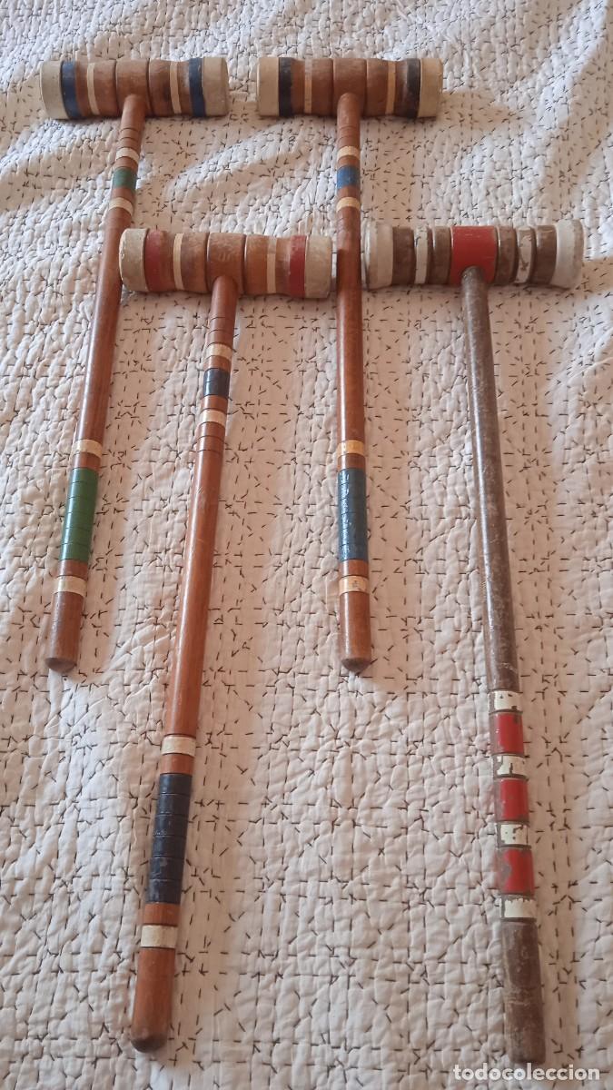 Coleccionismo deportivo: Antiguos palos de croquet? - Foto 1