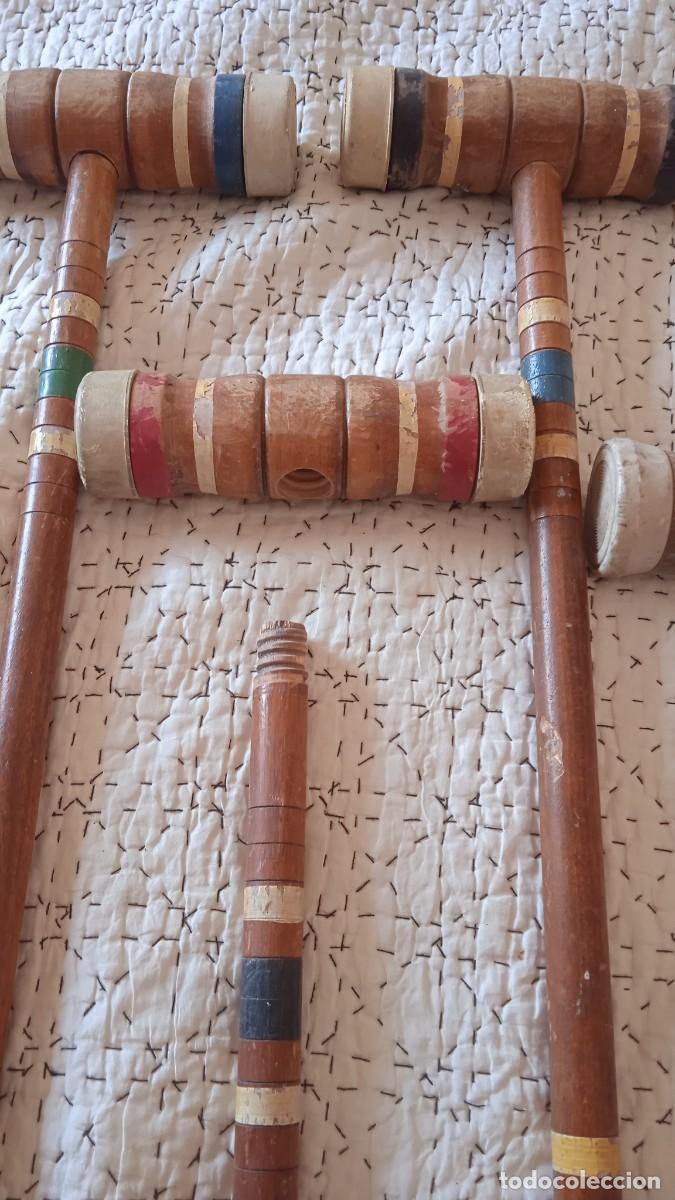 Coleccionismo deportivo: Antiguos palos de croquet? - Foto 3