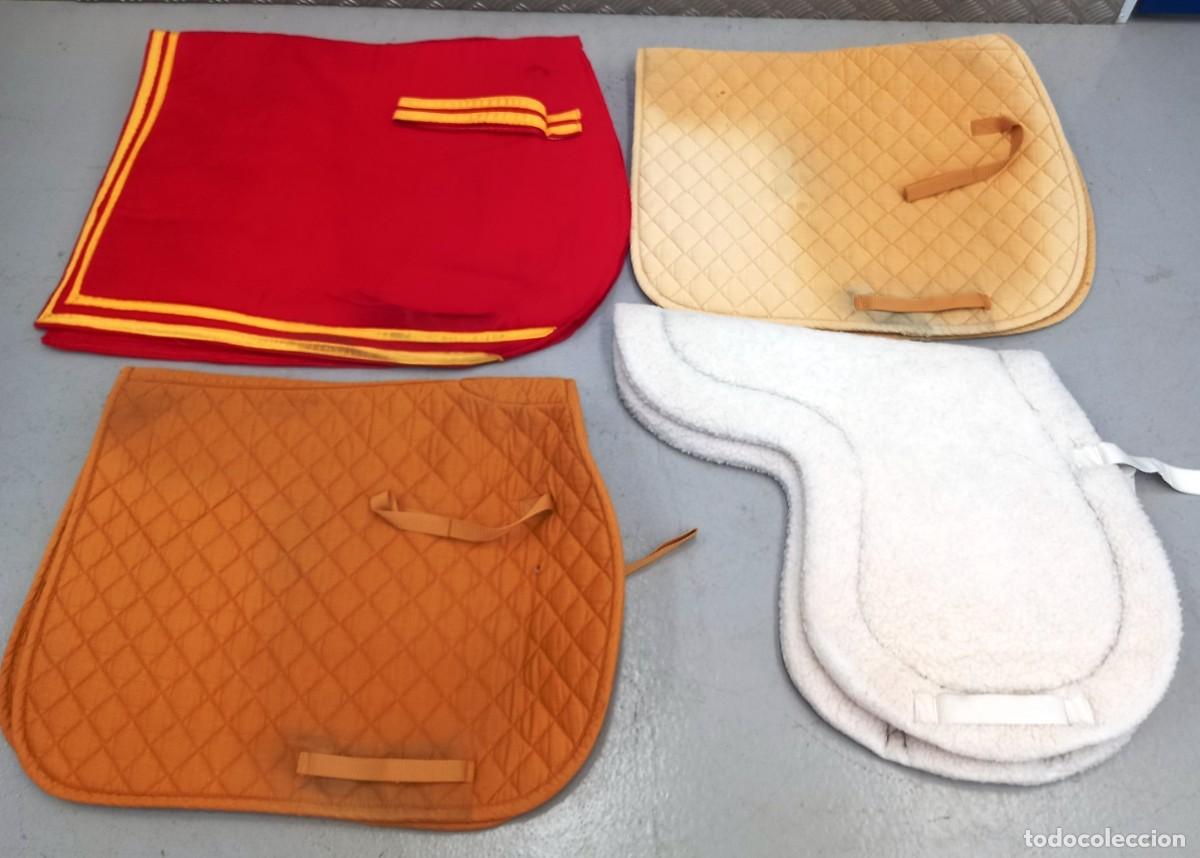 Coleccionismo deportivo: Mantillas y sudadero caballos - Foto 1