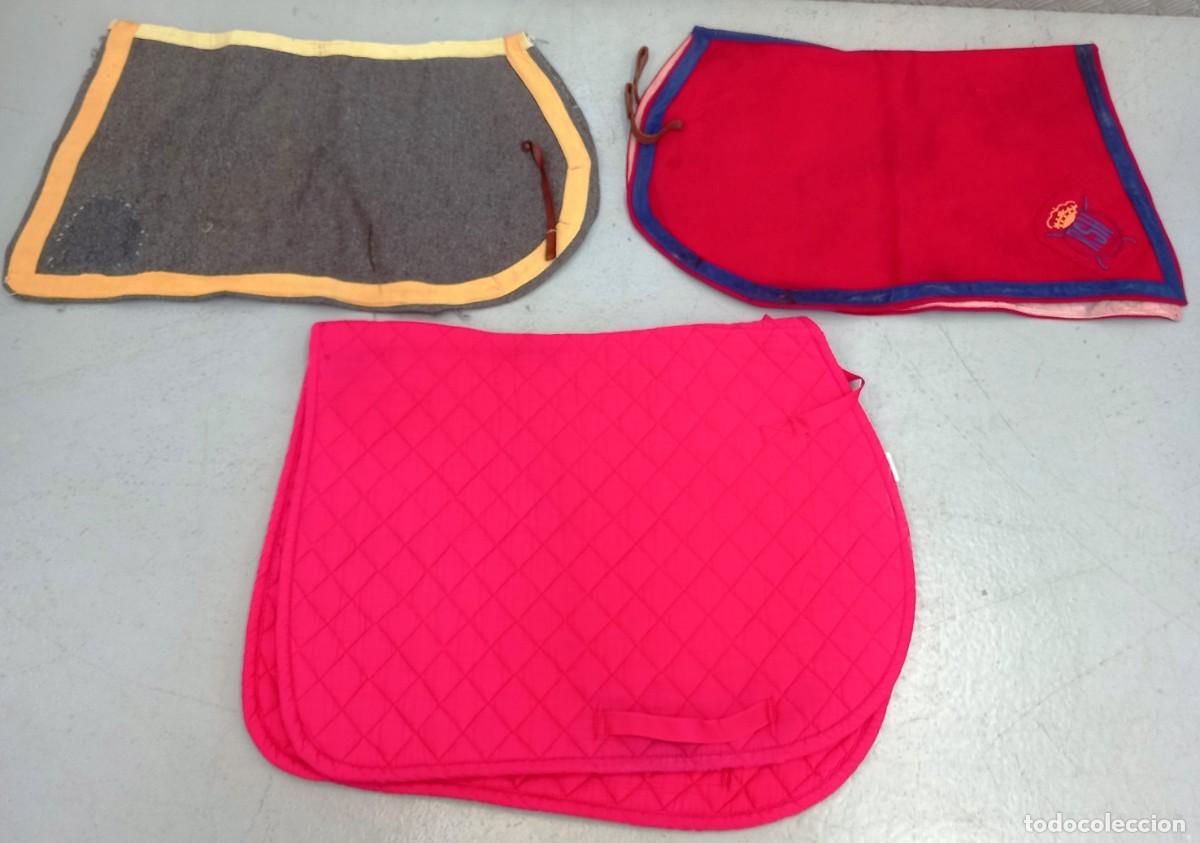 Coleccionismo deportivo: Mantillas y sudadero caballos - Foto 2