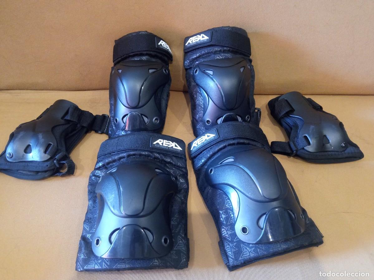 Coleccionismo deportivo: patines rollerblade rb 80 + protecciones + bolsa - Foto 6