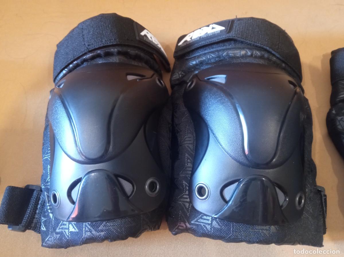 Coleccionismo deportivo: patines rollerblade rb 80 + protecciones + bolsa - Foto 8