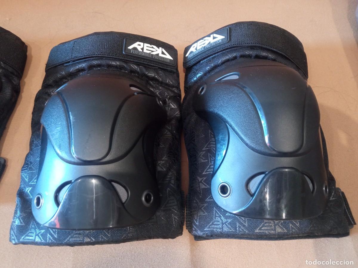 Coleccionismo deportivo: patines rollerblade rb 80 + protecciones + bolsa - Foto 9