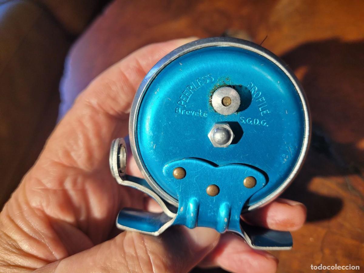 Coleccionismo deportivo: CARRETE DE PESCA PEERLESS PROFILE ALUMINIO - Foto 2