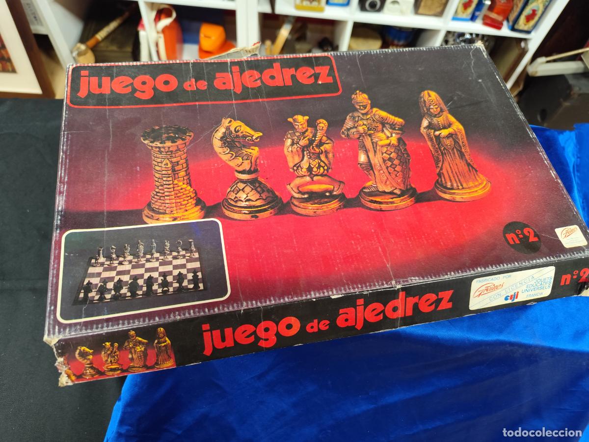 Coleccionismo deportivo: JUEGO DE AJEDREZ N&ordm; 2 DE GRAINES. ORIGINAL - Foto 1