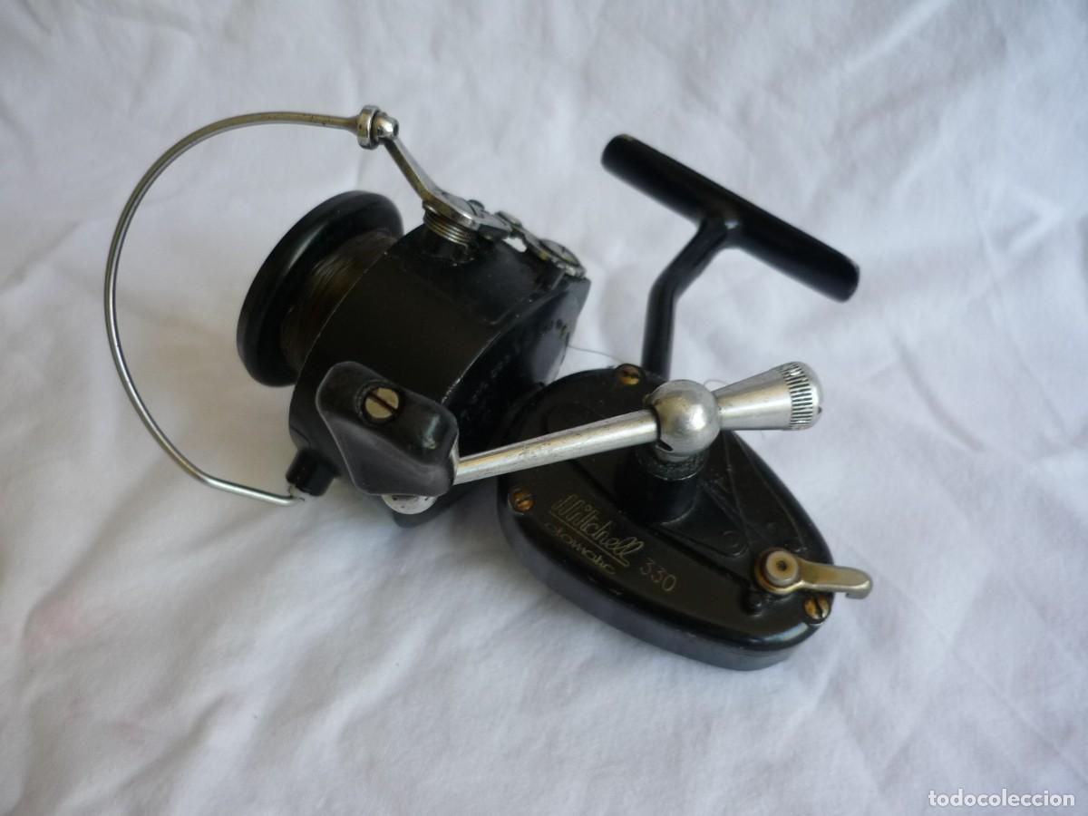 Coleccionismo deportivo: Carrete de pesca Mitchell 330 Otomatic funcionando - Foto 2