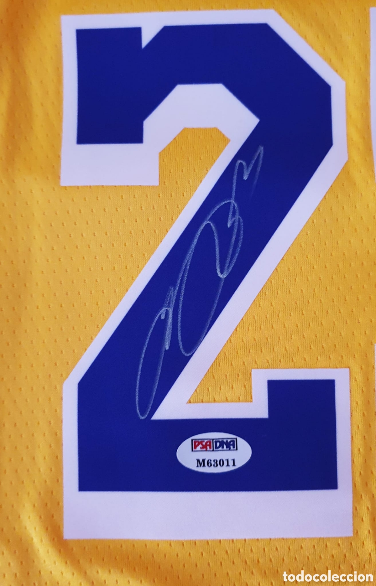 Coleccionismo deportivo: LEBRON JAMES FIRMA Y CERTIFICADA - Foto 2