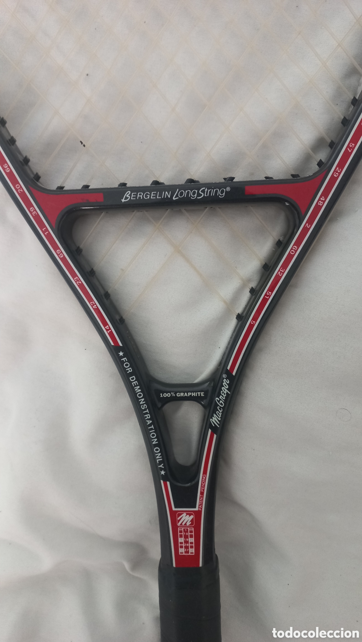 Coleccionismo deportivo: Raqueta MacGregor Bergelin LongString - Foto 3