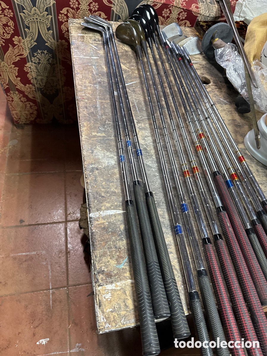 Coleccionismo deportivo: Juego de 13 palos de golf - Foto 1