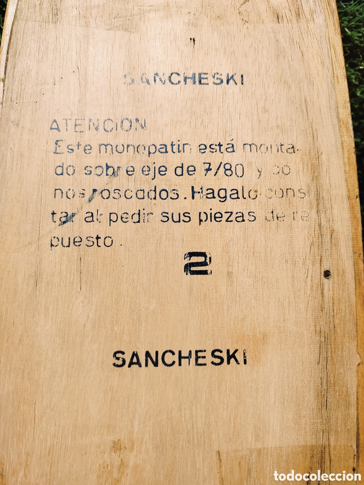 Coleccionismo deportivo: Sancheski Monopat&iacute;n. - Foto 2