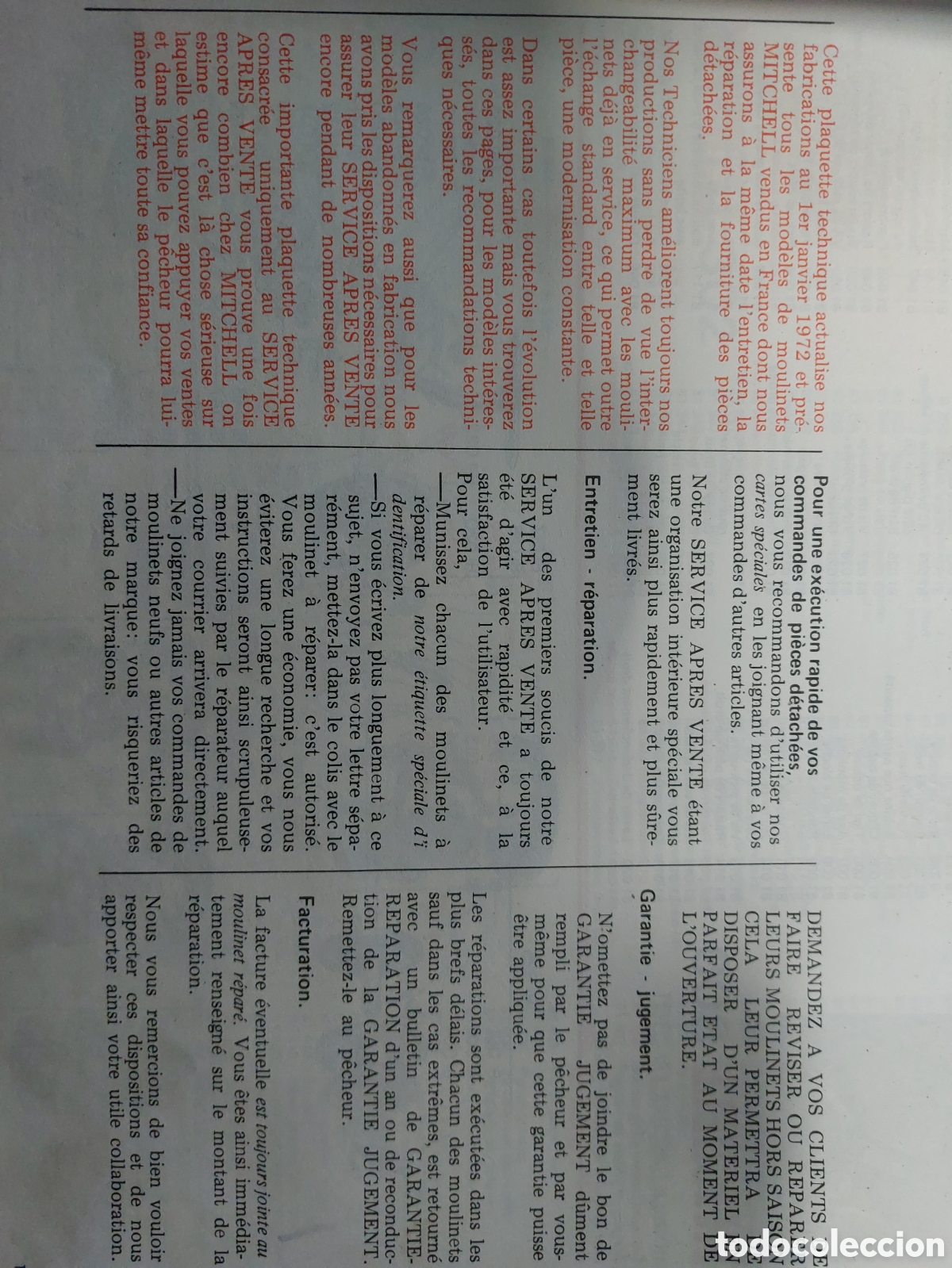 Coleccionismo deportivo: Catalogo de piezas de carretes mitchell - Foto 2