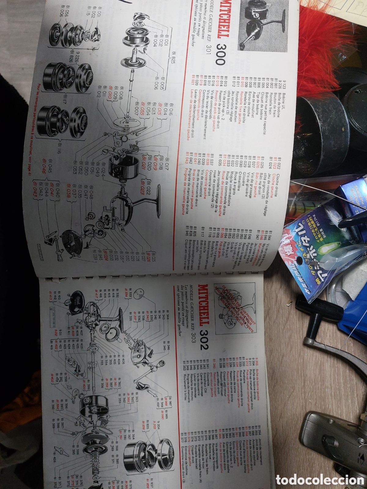 Coleccionismo deportivo: Catalogo de piezas de carretes mitchell - Foto 3