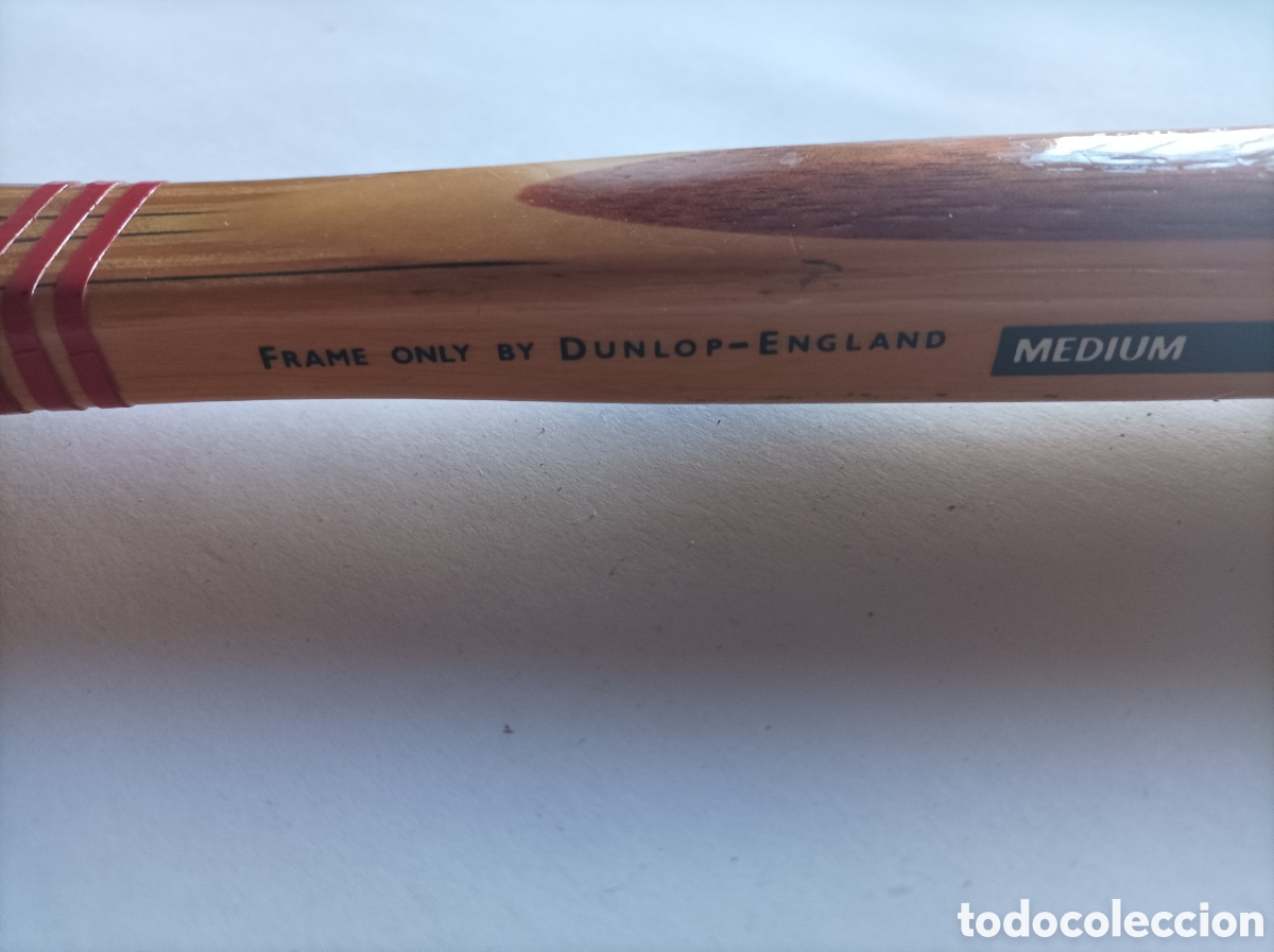 Coleccionismo deportivo: DUNLOP MAXPLAY. MEDIUM. RAQUETA DE MADERA. - Foto 9