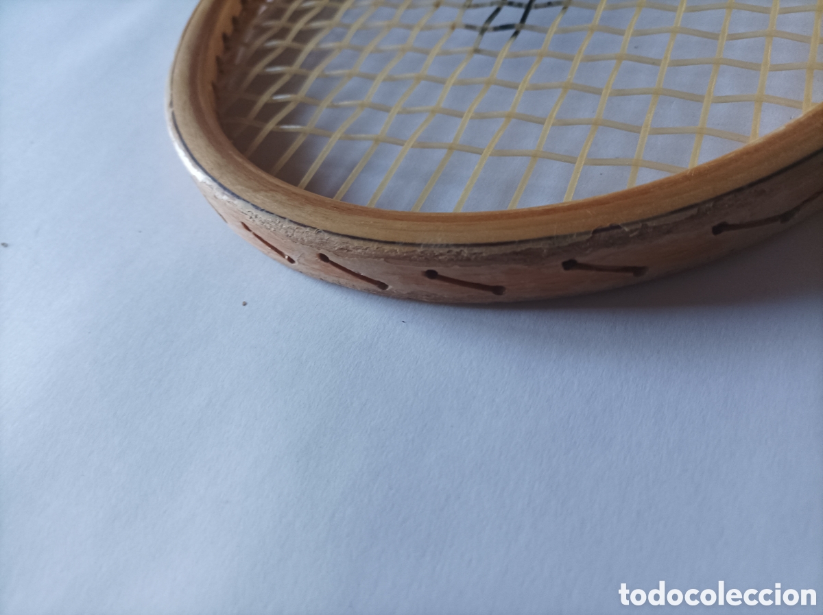 Coleccionismo deportivo: OLIMPIC SMACH. RAQUETA DE MADERA. - Foto 8