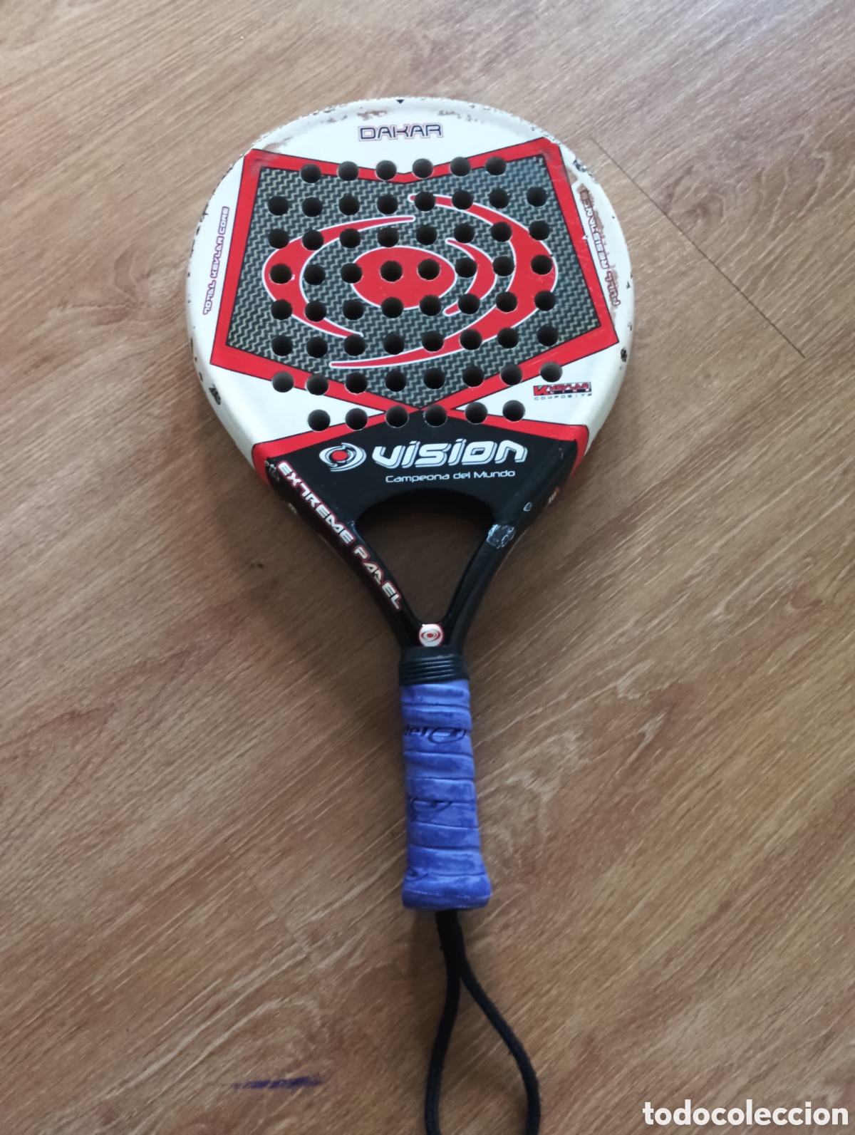 Coleccionismo deportivo: Pala de p&aacute;del vision - Foto 4