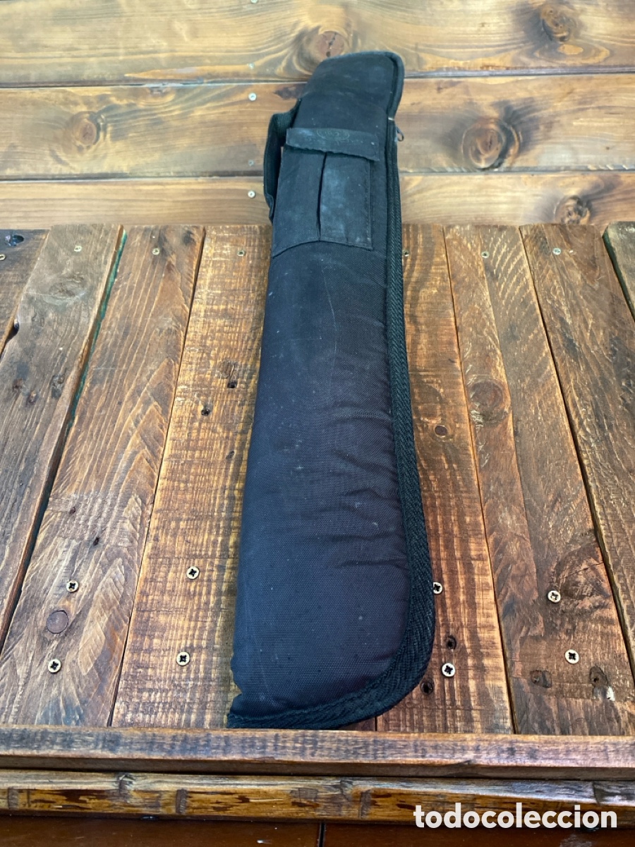 Coleccionismo deportivo: Funda flexible taco billar BCE - Foto 3