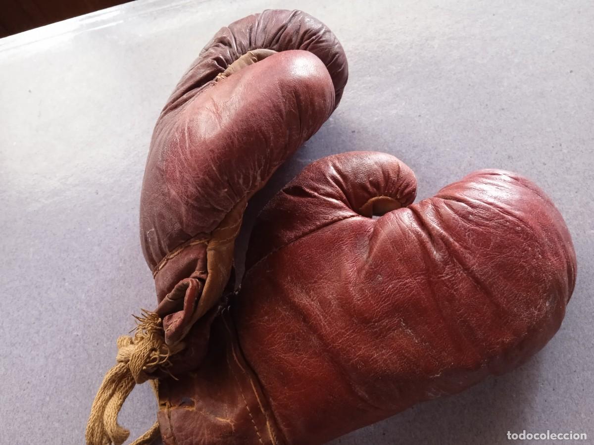 Coleccionismo deportivo: Antiguos GUANTES de BOXEO. - Foto 3