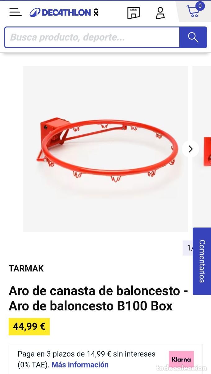 Coleccionismo deportivo: Aro baloncesto y red, sin estrenar - Foto 5