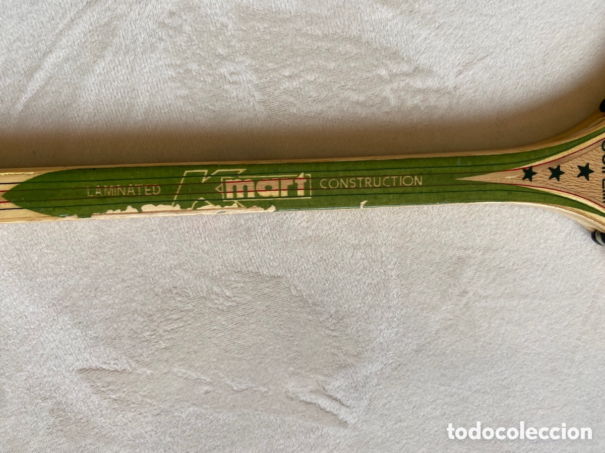 Coleccionismo deportivo: Raqueta de tenis de madera Allpro - Foto 4