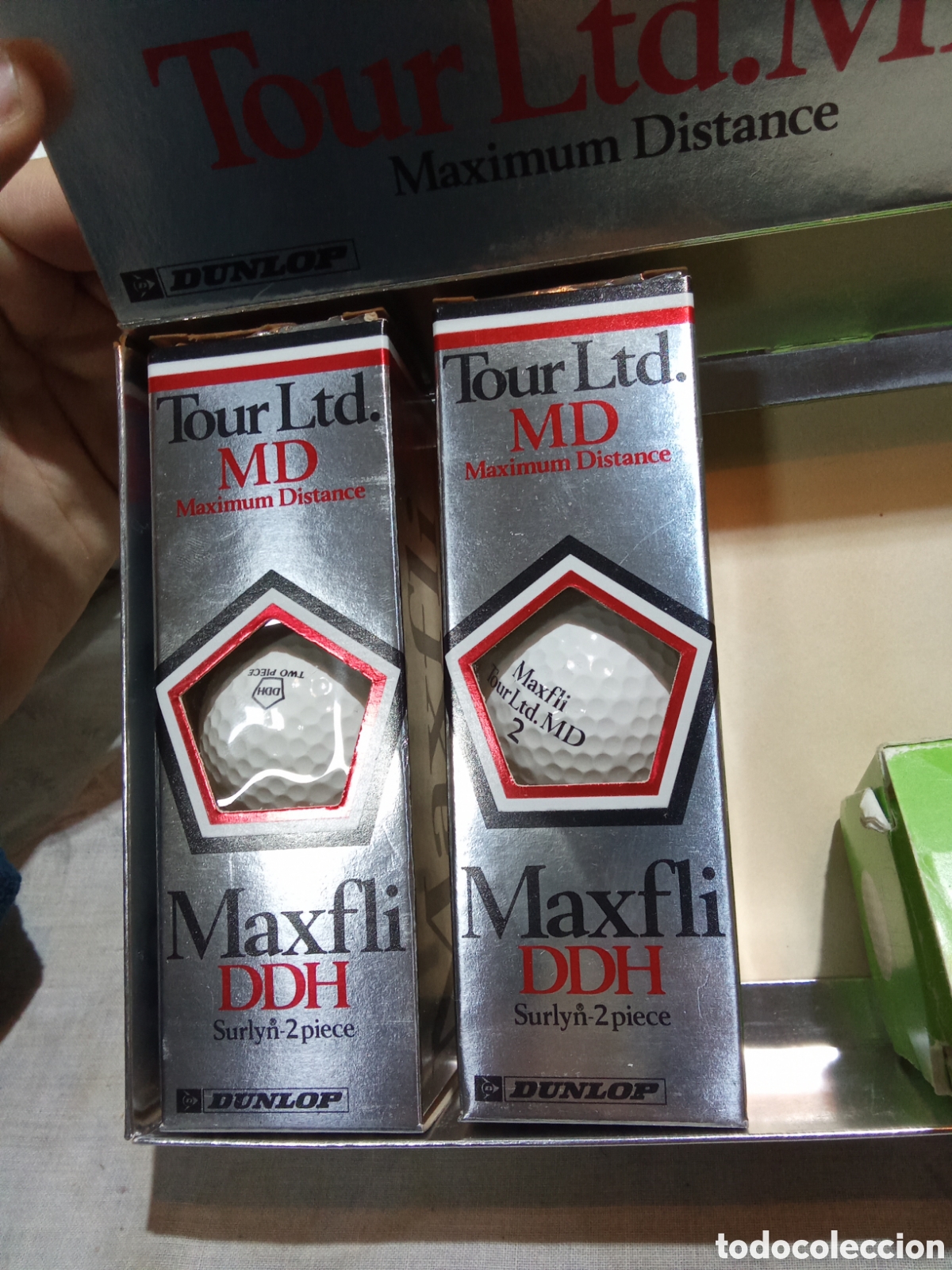 Coleccionismo deportivo: PELOTAS DE GOLF MAXFLI EN CAJA - Foto 2