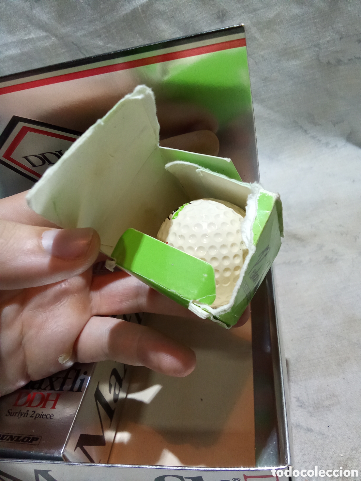 Coleccionismo deportivo: PELOTAS DE GOLF MAXFLI EN CAJA - Foto 3