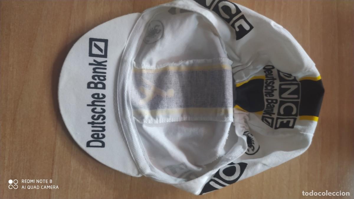 Coleccionismo deportivo: GORRA CICLISMO ONCE DEUTSCHE BANK - Foto 4
