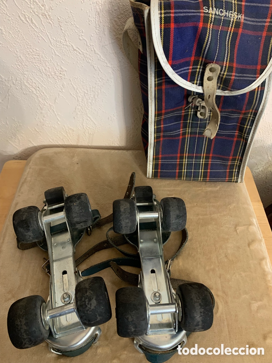 Coleccionismo deportivo: Patines metal SANCHESKI. A&ntilde;o 80. - Foto 4