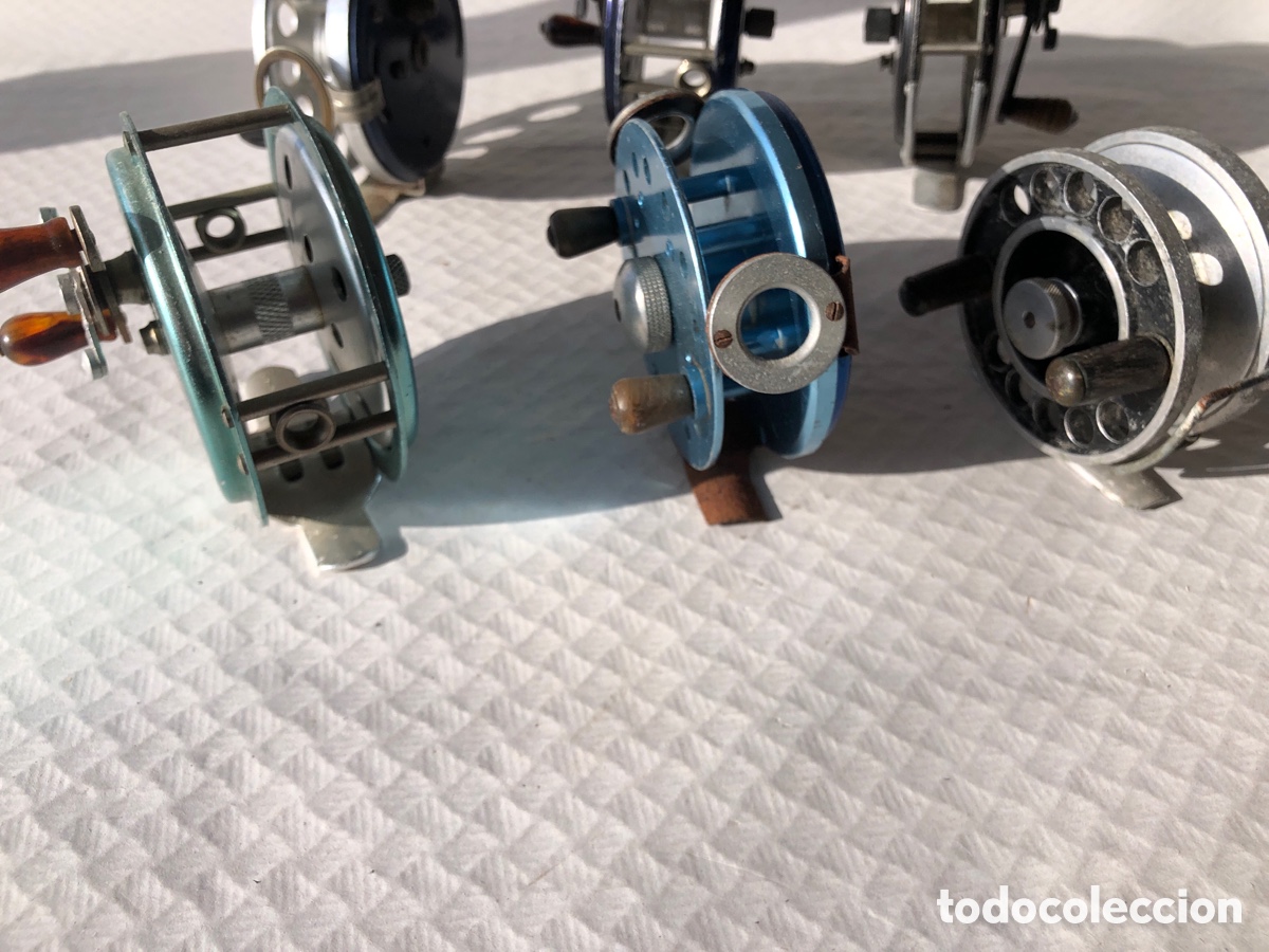 Coleccionismo deportivo: Antiguos carretes de pesca 2 - Foto 14