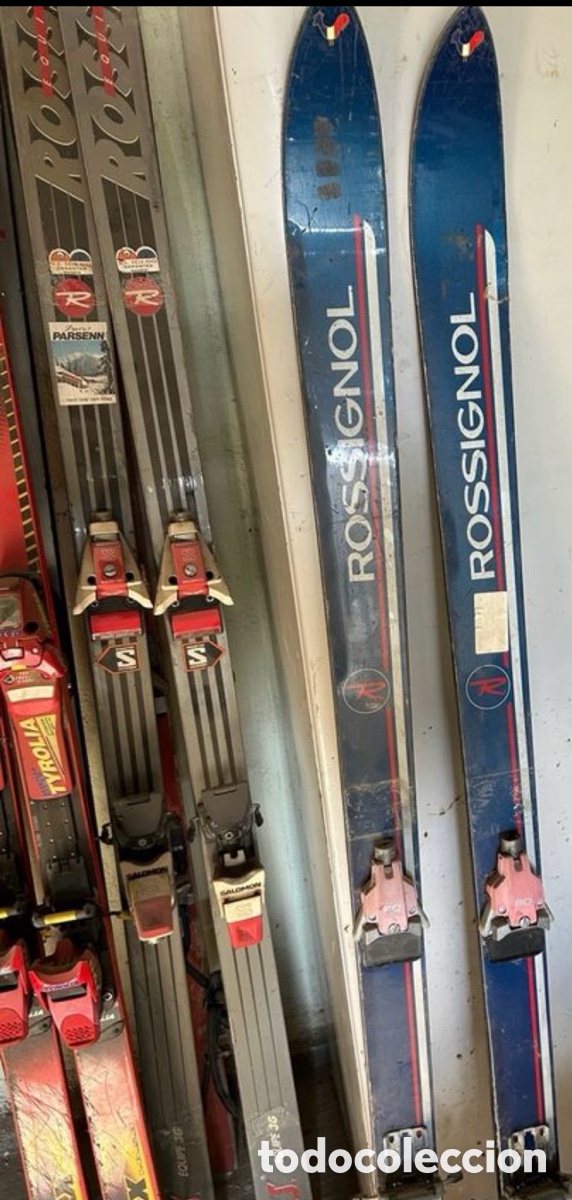Coleccionismo deportivo: Lote ski y botas Salom&oacute;n y varias marcas - Foto 1