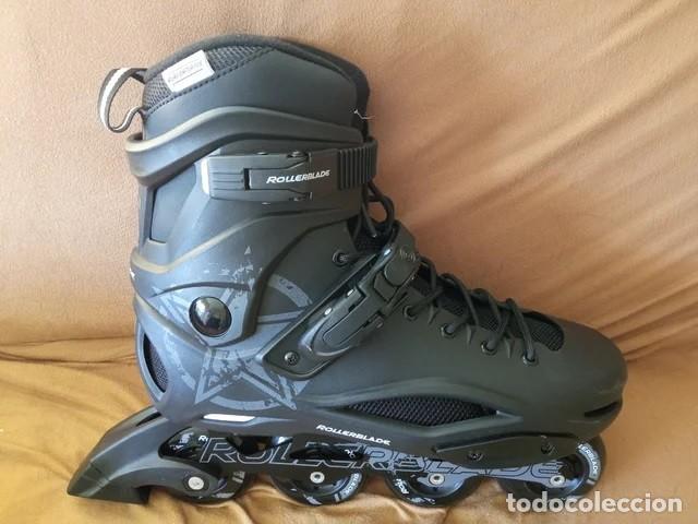 Coleccionismo deportivo: patines rollerblade rb 80 + protecciones + bolsa - Foto 5