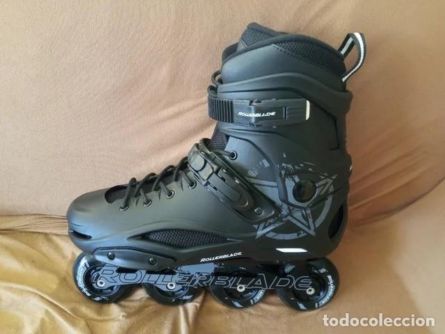 Coleccionismo deportivo: patines rollerblade rb 80 + protecciones + bolsa - Foto 4