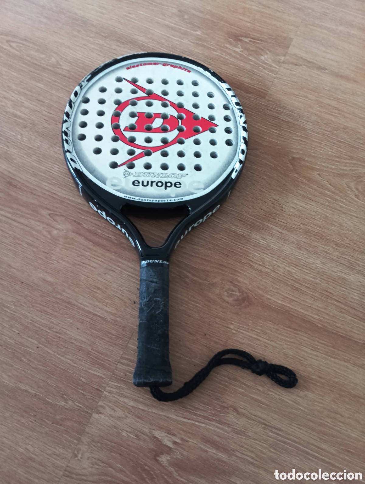 Collectionnisme sportif: Pala de p&aacute;del Dunlop europe