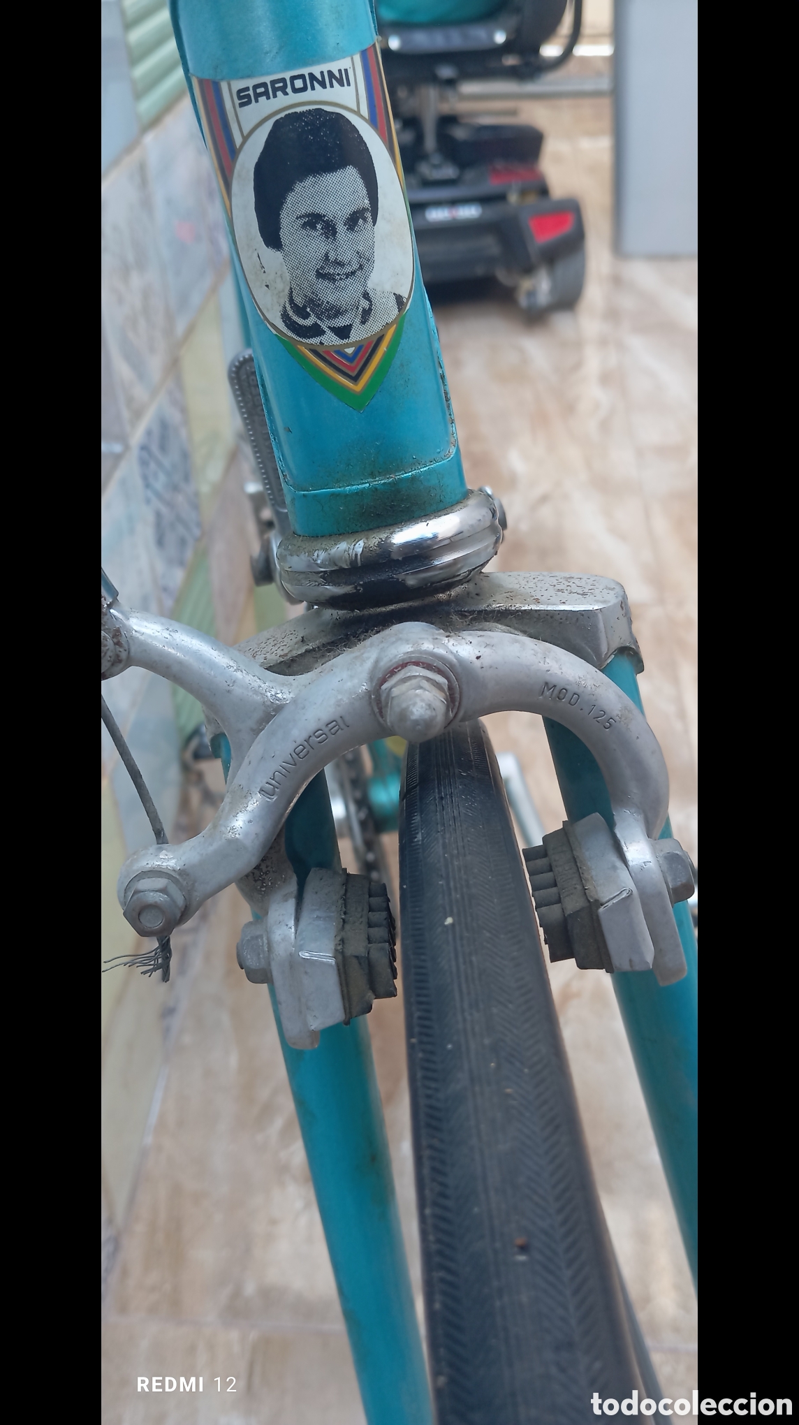 Coleccionismo deportivo: bicicleta carretera colango saronni - Foto 4