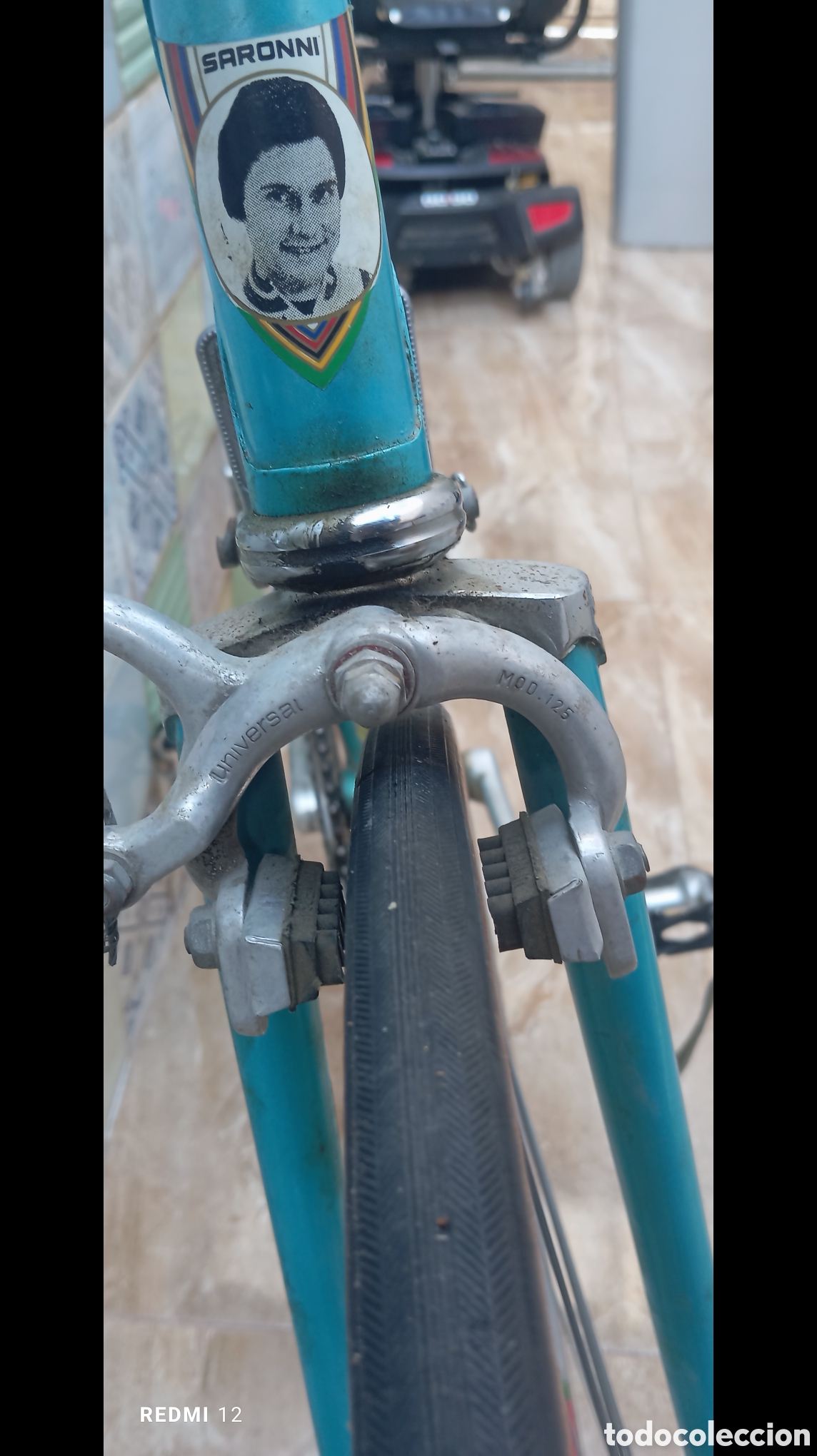 Coleccionismo deportivo: bicicleta carretera colango saronni - Foto 5