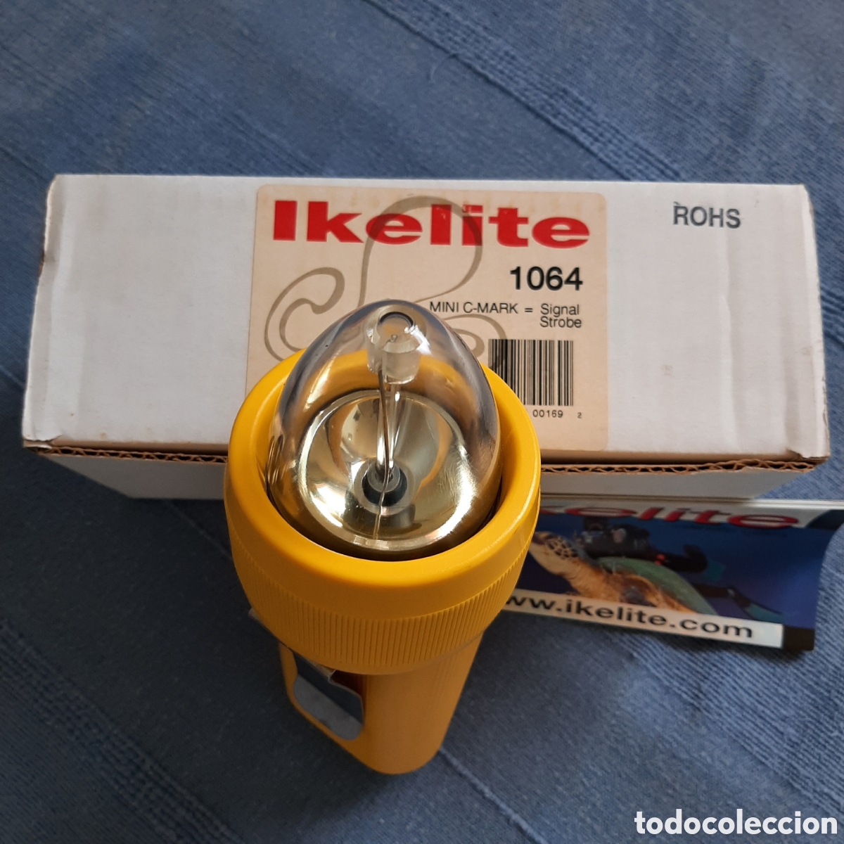 Coleccionismo deportivo: Linterna de flash submarina strovo Ikelite mini c-mark - Foto 3