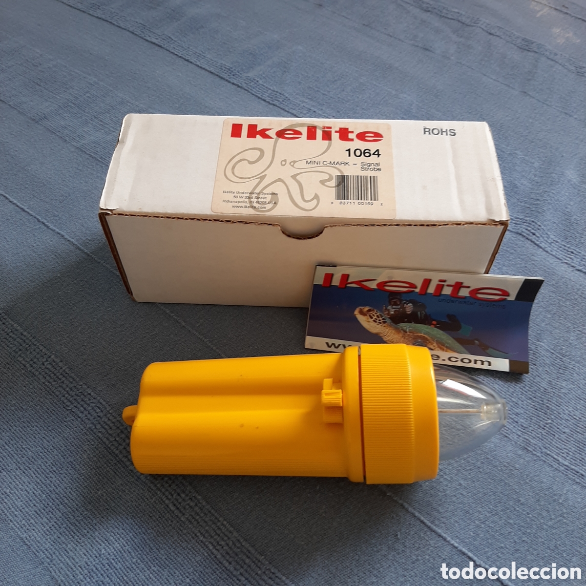 Coleccionismo deportivo: Linterna de flash submarina strovo Ikelite mini c-mark - Foto 1