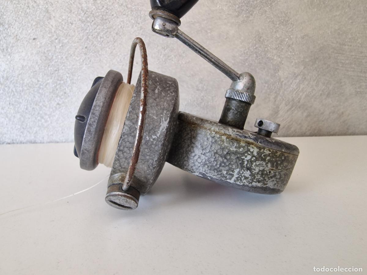 Coleccionismo deportivo: ANTIGUO CARRETE DE PESCA SIMPLEX - Foto 6